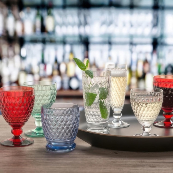 Villeroy & Boch Vorteilset 4 Stück Boston coloured Weissweinglas blue Kristallglas blau 1173090031 Bild 4