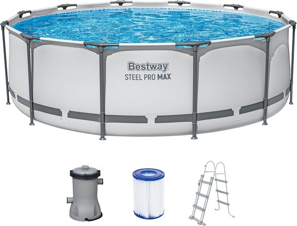Bestway 'Stahlrahmenpool Pro Set 366x100 cm' mit Filterpumpe
