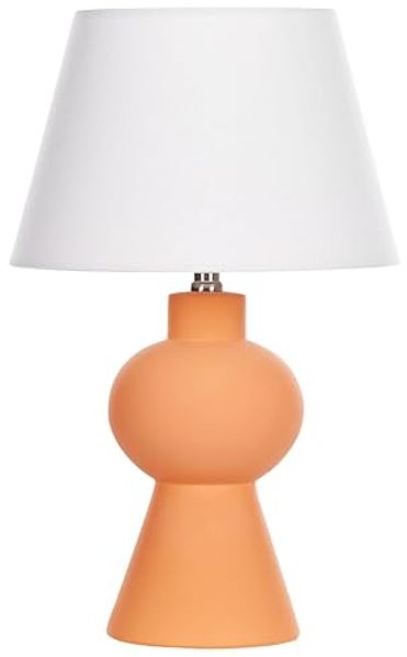 Tischleuchte FABILOS Keramik Orange