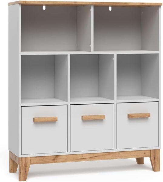 Kinderregal Malia Weiß/Artisan 98.4x113.4 cm Vitalispa