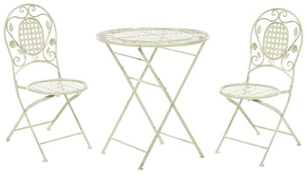 Bistro Set BIVIO Metall Hellgrün