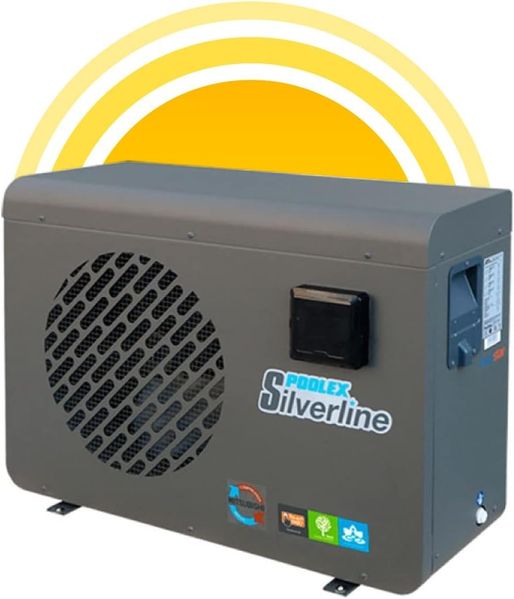 Poolex Swimmingpool Wärmepumpe "Poolex Silverline R32 55",für Pools bis 18.000 l, 5,39 kW Heizleistung