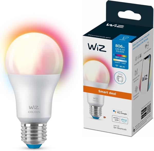 WiZ White & Color 60W E27 Standarform WirelessDim Einzelpack-