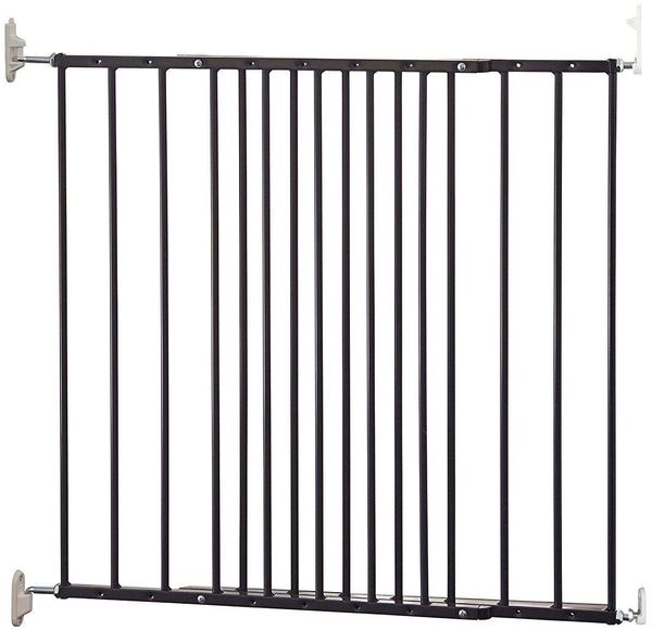 Safetots Ausziehbares Metallgitter, 62,5 bis 106,8, Schwarz