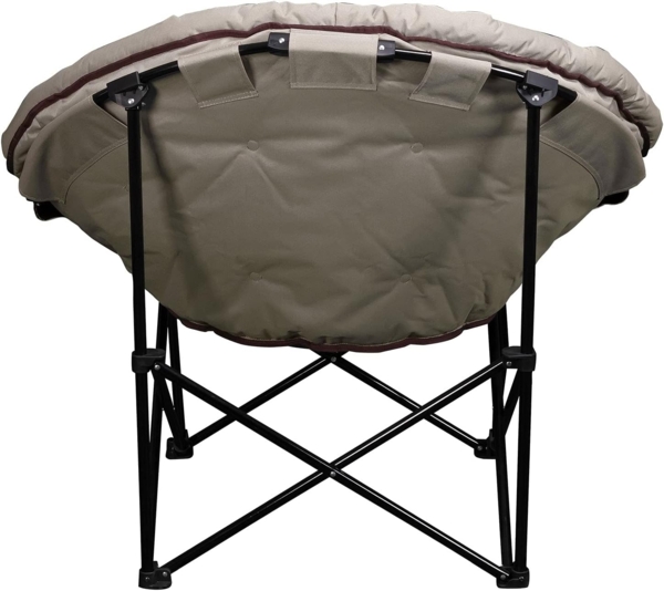 anndora Campingstuhl XXL Camping Relax Sessel Moonchair faltbar, wasserabweisende gepolsterte Sizfläche - leicht entfaltbar Bild 9
