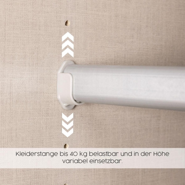 rauch Schwebetürenschrank Kleiderschrank Schrank Garderobe Garderobenschrank Wäscheschrank NEO (in 3 verschiedenen Ausstattungen BASIC/CLASSIC/PREMIUM) mit großzügigem Stauraum und vielfältigen Farbkombinationen Bild 10