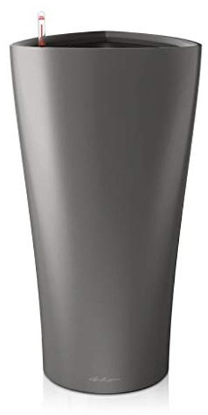 LECHUZA DELTA Premium 30 anthrazit metallic 15503