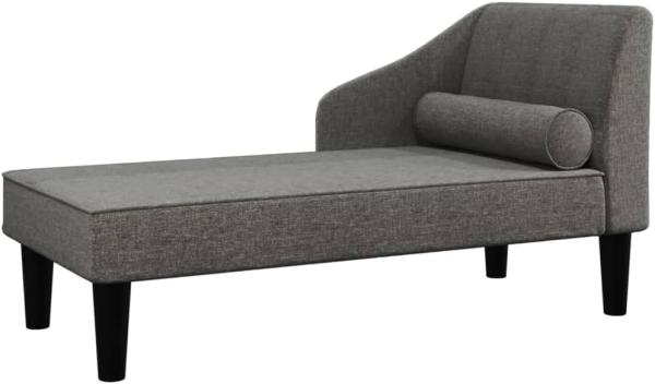 Schlafsofa 2-Sitzer Dunkelgrau Stoff [340725]