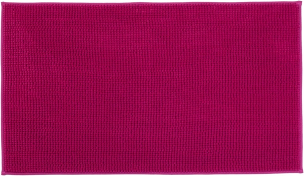 Gözze Badematte Chenille, Höhe 15 mm, rutschhemmend beschichtet, fußbodenheizungsgeeignet, Polyester, rechteckig, Badteppich, Uni Farben, besonders weich durch Microfaser, waschbar