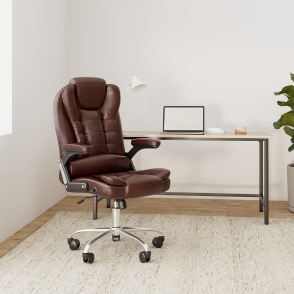 CLP Bürostuhl Thor höhenverstellbar und drehbar,bordeauxrot Bild 2