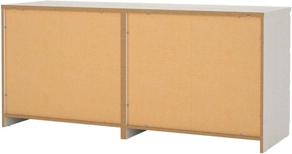 Dmora Kommode mit sechs Schubladen, Farbe: Weiß, 153,6 x 70,1 x 50 cm Bild 6