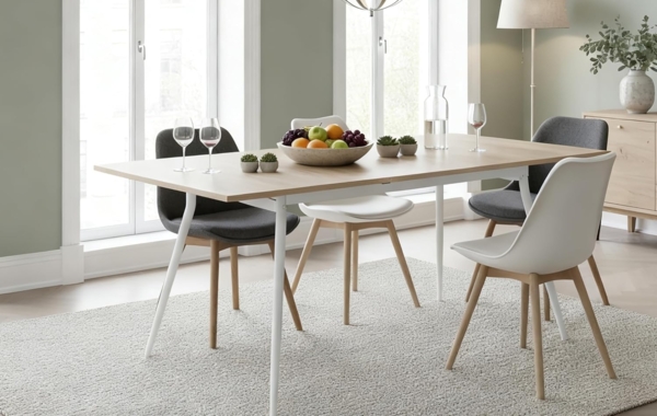 B&D home Esstisch LIO, ausziehbar, 120-160cm