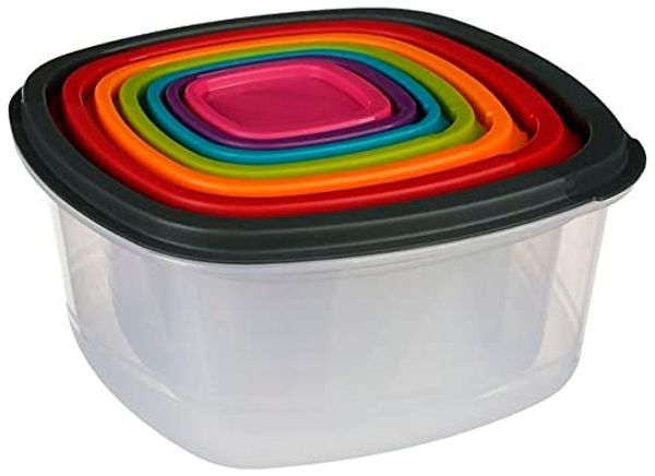 5five Simply Smart Frischhaltedose Frischhaltedosen-Set 7-tlg, Kunststoff, (Set, 7-tlg)