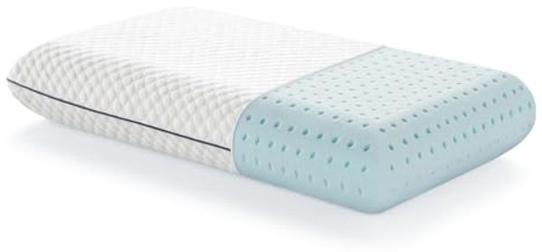 Lucid atmungsaktives Gel Memory Foam Kissen, kühlende Wirkung – Bezug waschbar, 60x40 cm