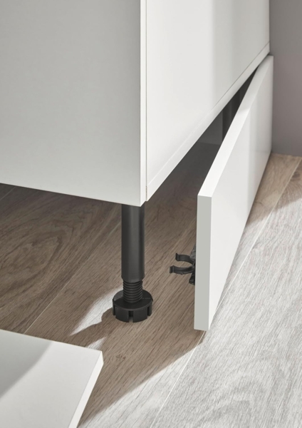 Turin L Eckküche 220 x 211 x 60 cm, weiß - Ohne Küchengeräte - Moderne, geräumige Küche in Artisan-Eiche Optik mit viel Stauraum Bild 10