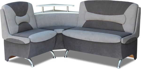 Rodnik Eckbank Arabika (aus Kunstleder oder Möbelstoff, in 2 Größen, beidseitige Montage möglich), Sitz und Rücken gepolstert, mit Stauraum und Ablage Bild 1