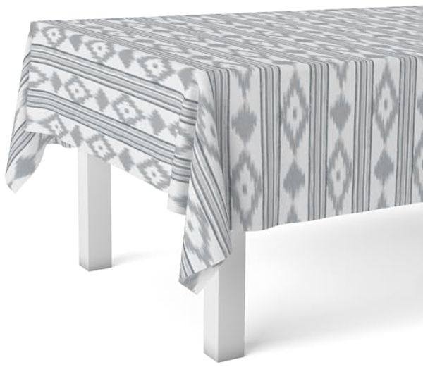 Martina Home Wachstuch-Tischdecke, Malorqui, Grau, 300x140 cm