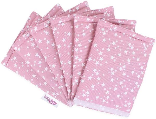 Babybay 'Ultrafresh Piqué' Bettnestchen für Babybay Original pink/weiß, Sterne