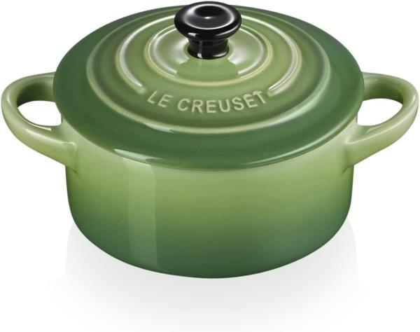 Le Creuset 'Poterie' Mini Cocotte, Steinzeug bamboo green, Ø 10 cm, 0,2 l