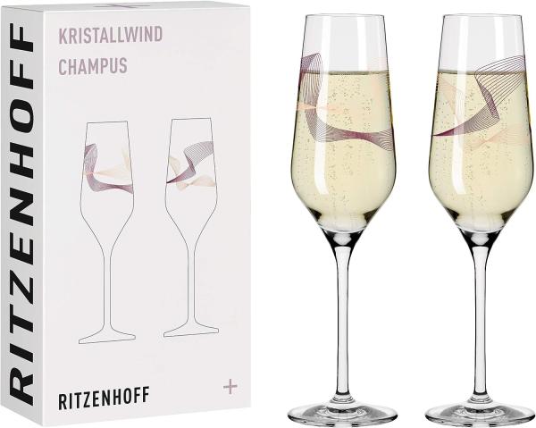 Ritzenhoff 3711001 Champagner 2er-Set 001 KRISTALLWIND Romi Bohnenberg 2021