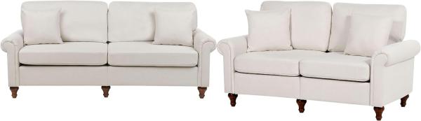 Sofa Set hellbeige 5-Sitzer GINNERUP