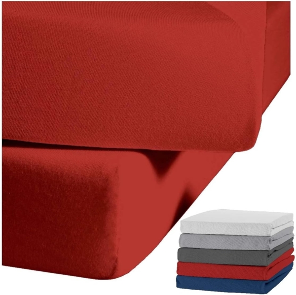 JACK Spannbettlaken JACK by Kaeppel Spannbetttuch Uni Einfarbig, Biber, Gummizug: Rundumgummizug, (1 Stück), versch. Farben & Größen