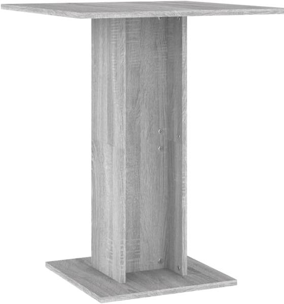 vidaXL Bistrotisch Grau Sonoma 60x60x75 cm Holzwerkstoff 815103