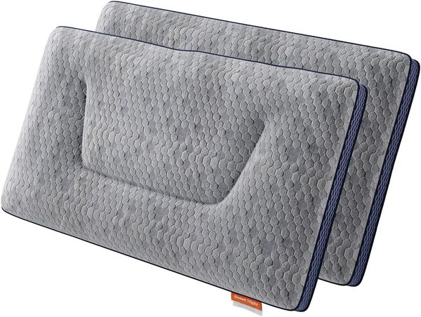 Sweetnight Kopfkissen 40x75 2er Set Kissen,Schlafkissen Sofakissen mit Polyester Füllung Atmungsaktiv geeignet für Alle Schlafpositionen,2er 40x75 cm