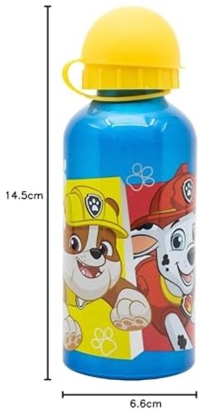 Aluminium Motiv Trinkflasche für Kinder 400ml Isoflasche mit Kappe Kinderflasche Paw Patrol Bild 4