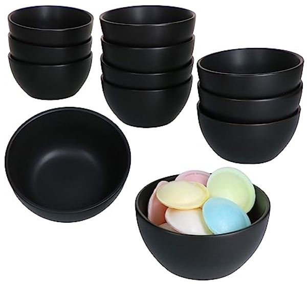 MamboCat Dipschale 12x London Lampart Nero Kattegat Snack- & Dip-Schälchen 150ml Ø10cm, Steingut