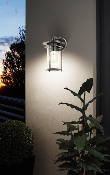 Eglo 96241 Outdoor Wandleuchte VALDEO kupferfarben-antik klar L:16,5cm H:27,5cm T:20cm IP44 Bild 3