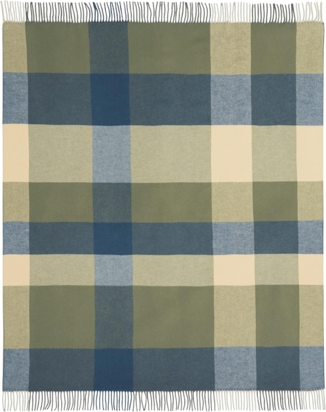 Biederlack Fransenplaid Check green|130x170 cm Bild 2