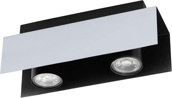 Eglo 97395 LED Deckenleuchte VISERBA weiß-aluminium, schwarz L:27cm B:8,5cm H:11,5cm