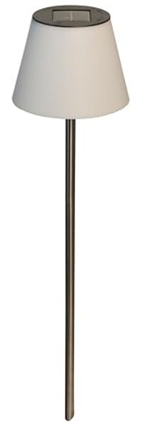 Luxform Gartenleuchte Solar-Gartenlampe - Maspalomas - 15 Lumen - LED, LED fest integriert, Solarbetrieben