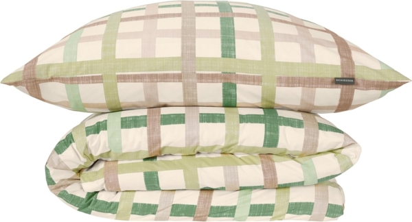 Schiesser Bettwäscheset Luiza - Renforcé - 2-teilig - 135 x 200 cm - Grün
