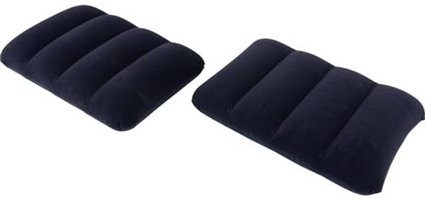 Avenli Luftmatratze Luftbett Camping für 2 Personen mit Pumpe & 2 Kissen 203x152x22cm, (aufblasbar Ideal als Reisebett oder Isomatte, Set mit Luftpumpe und Kissen), Indoor und Outdoor mit beflockter Oberfläche Bild 6