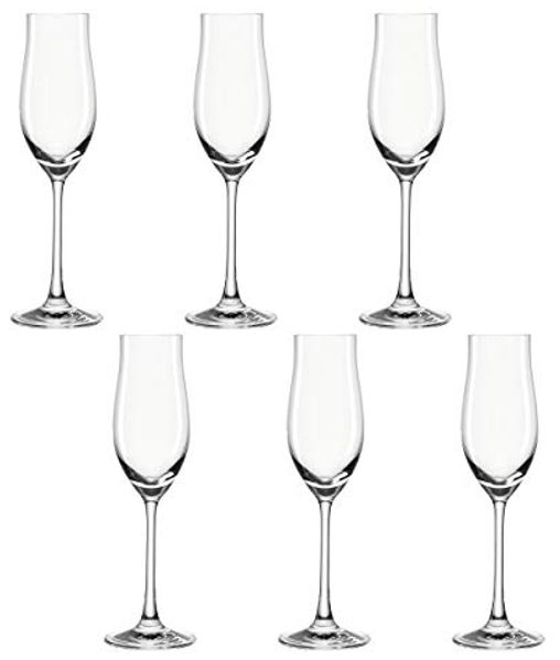 montana :fine Sektglas, 6-er Set, 210ml, spülmaschinenfest, Quotan-Kristallglas, 042789