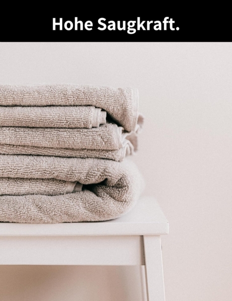 Hometex Premium Textiles Handtuch in Premium Qualität 500 g/m², Feinster Frottier-Stoff 100% Baumwolle, 2x Duschtuch + 4x Handtuch, weich, saugfähig, extra schwer & flauschig - TEST BILD TOP MARKE 2025 Bild 5