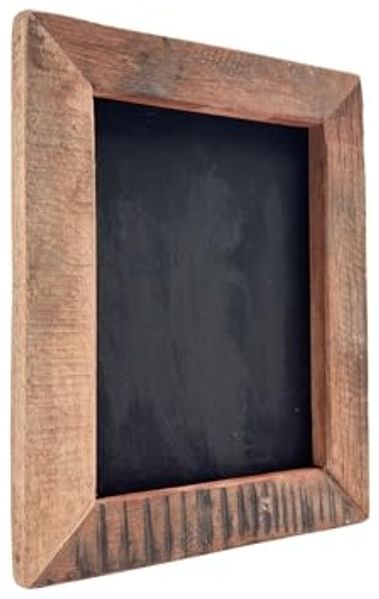Rustikaler Bilderrahmen Sumatra 19x24 cm aus Altholz mit schwarzer Rückwand ohne Glas ideal für Fotos 13x18 cm von massivum