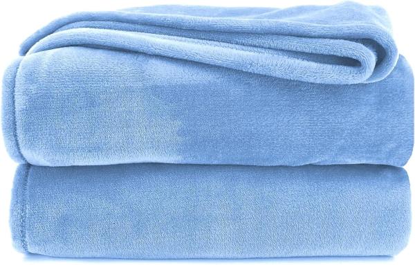 Wohndecke Premium Super Soft Flanell Kuscheldecke Sofadecke, heimtexland, super weich und flauschig, Allergiker geeignet, atmungsaktiv