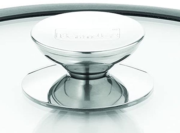 Berndes Glasdeckel mit Silikonring, Spezialglas, Transparent / Schwarz, Ø 28 cm, 007588 Bild 2