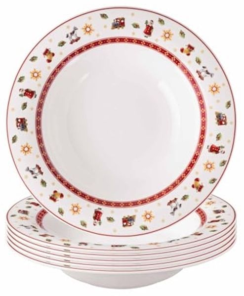Villeroy & Boch Toy's Delight Suppenteller ø 23 cm Weiß 6er Set