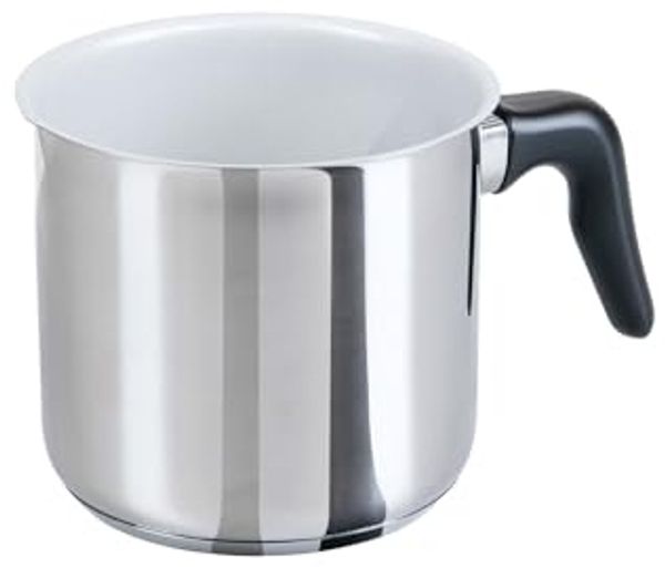 Genius Milchtopf Cerafit Steel Milchtopf 14 cm, Edelstahl, Keramik, Antihaft-Beschichtung