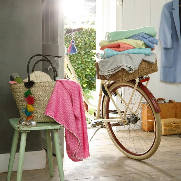 Biederlack Wohndecke Wanderlust pink, Größe 150x180 cm Bild 2