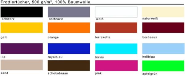 Exklusiv Heimtextil Gästehandtuch Frottier 500 g/m² 30 x 50 cm Naturweiß Bild 5