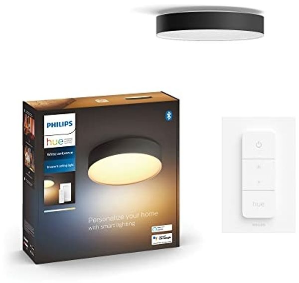 Philips Hue Enrave Small Ceiling Lamp - Black Bild 6