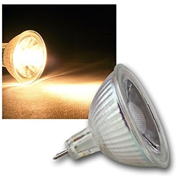 LED Strahler MR16 "H35 COB" 1 COB, 3000k, 230lm, 12V/3W, warmweiß