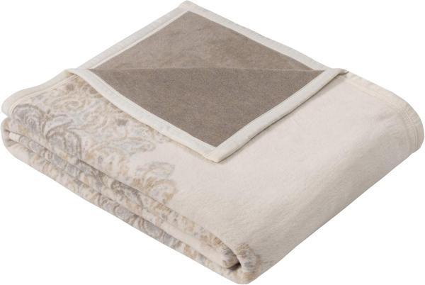 Wohndecke Jacquard Decke Bagheria, IBENA, mit Ornamenten, Kuscheldecke