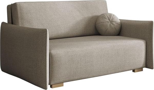 Sofa Viva Glov III mit Schlaffunktion, 3 Sitzer Schlafsofa mit Bettkasten (Farbe: Soul 03)