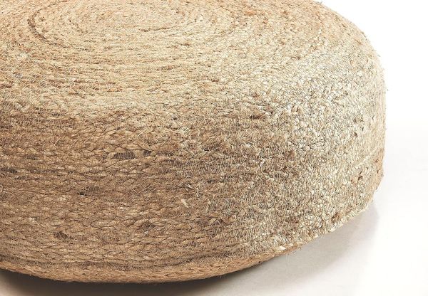 Kobolo Sitzwürfel Sitzpouf SOUL aus Jute mit Baumwollfüllung (1 Stück, Nachhaltig) Bild 3